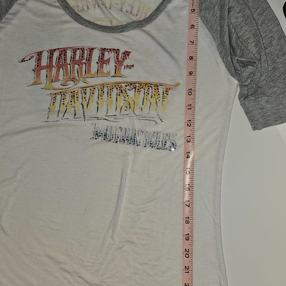 Harley-Davidson Rhinestone T-Shirt - Picture 4 of 7